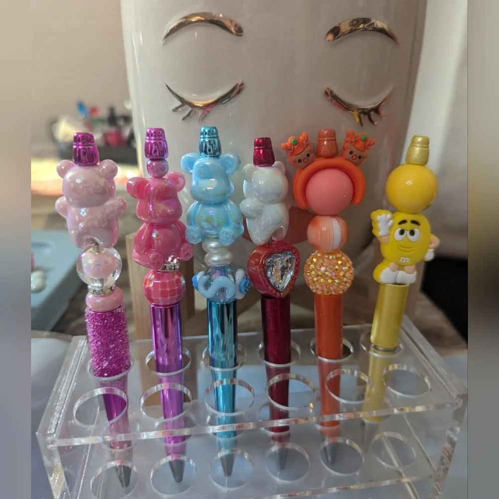 Colorful Character-Themed Kids Toy Pens..Beautiful handmade pens in all styles.